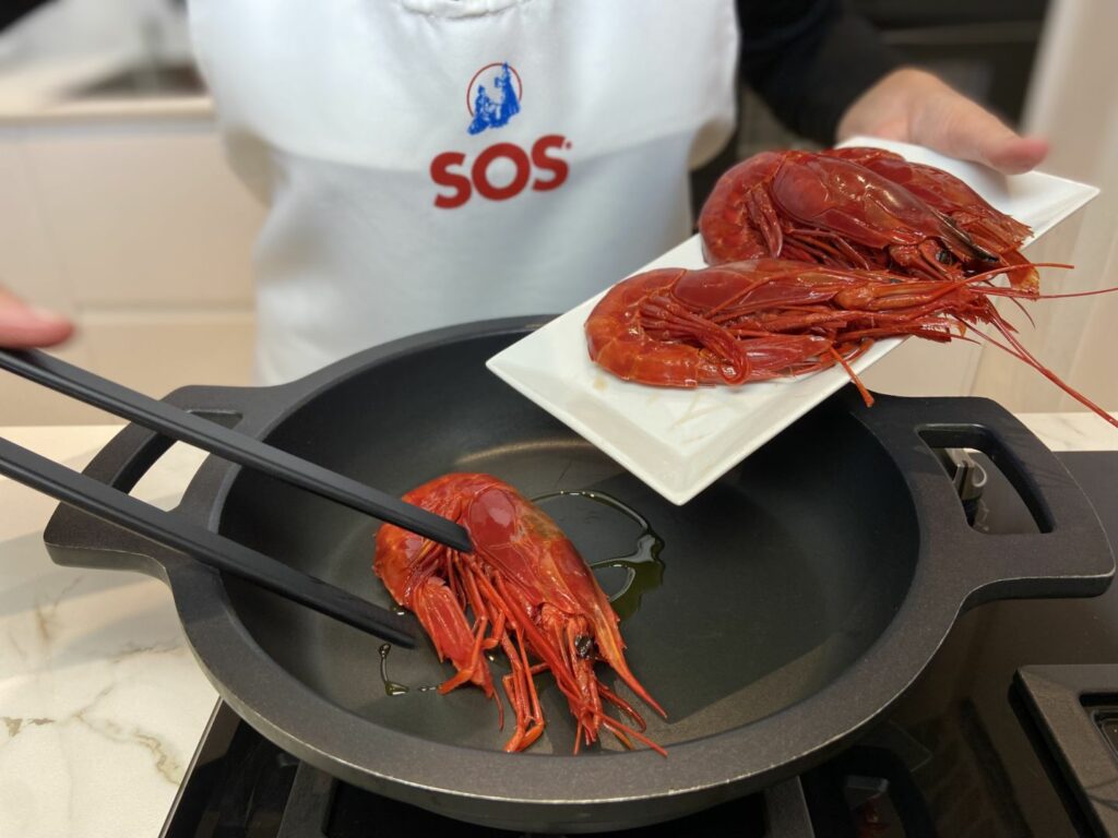 Carabineros a la plancha