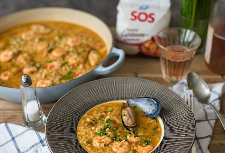 Foto de Arroz caldoso con langostinos, receta recomendada por Loleta by Loleta