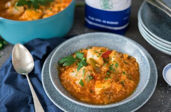 plato de Arroz con bacalao