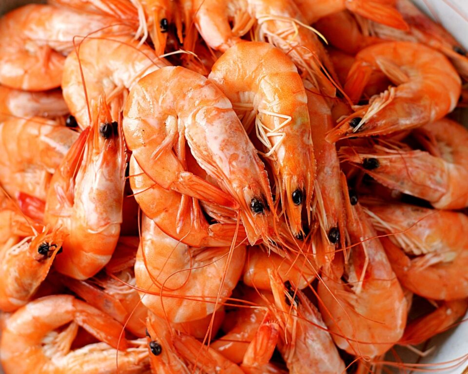 Añadimos las gambas