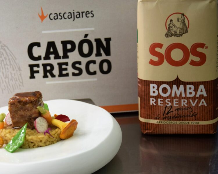 Foto de Arroz SOS Bomba de setas con capón de Cascajares