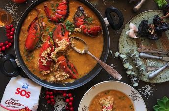 Arroz caldoso con bogavante by Laura Ponts