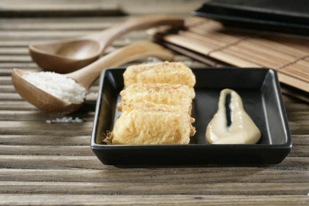 Croqueta de arroz con leche