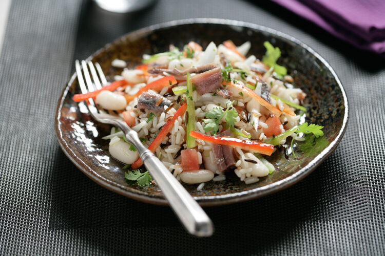 Foto de Ensalada de arroz y alubias