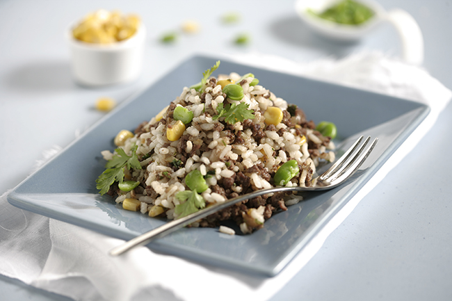 Foto de Arroz con carne picada