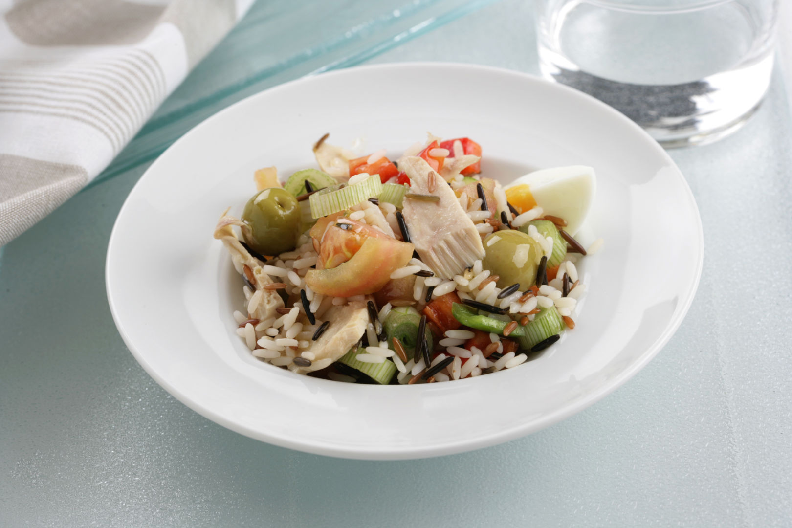 Ensalada campera con arroz