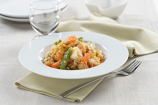Foto de Estofado de verduras con quinoa y arroz