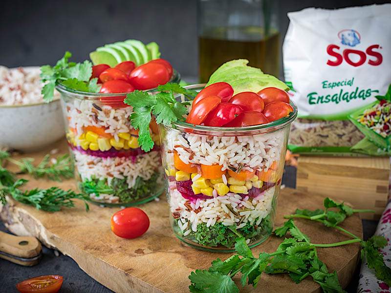 La ensalada de arroz, ideal para una dieta equilibrada