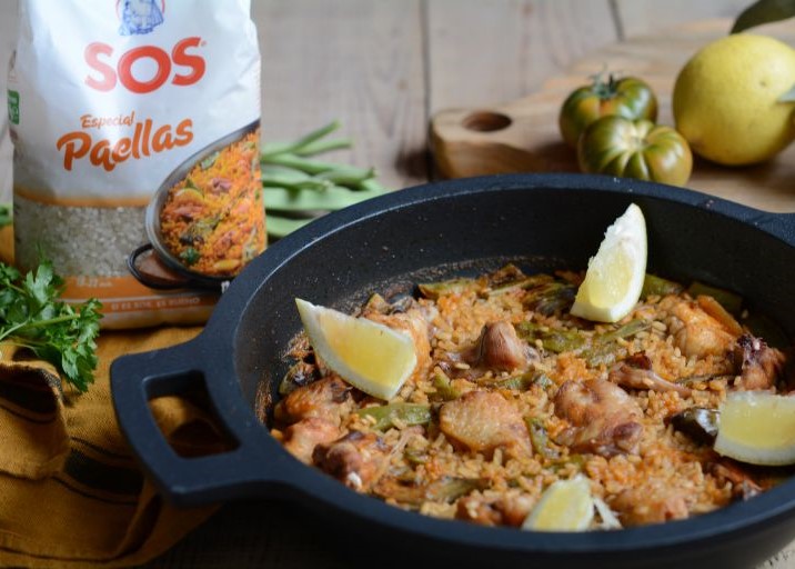 Paella valenciana by Las María Cocinillas con SOS Especial Paellas