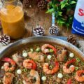 Arroz con pavo, gambas y alioli suave de Laura Ponts