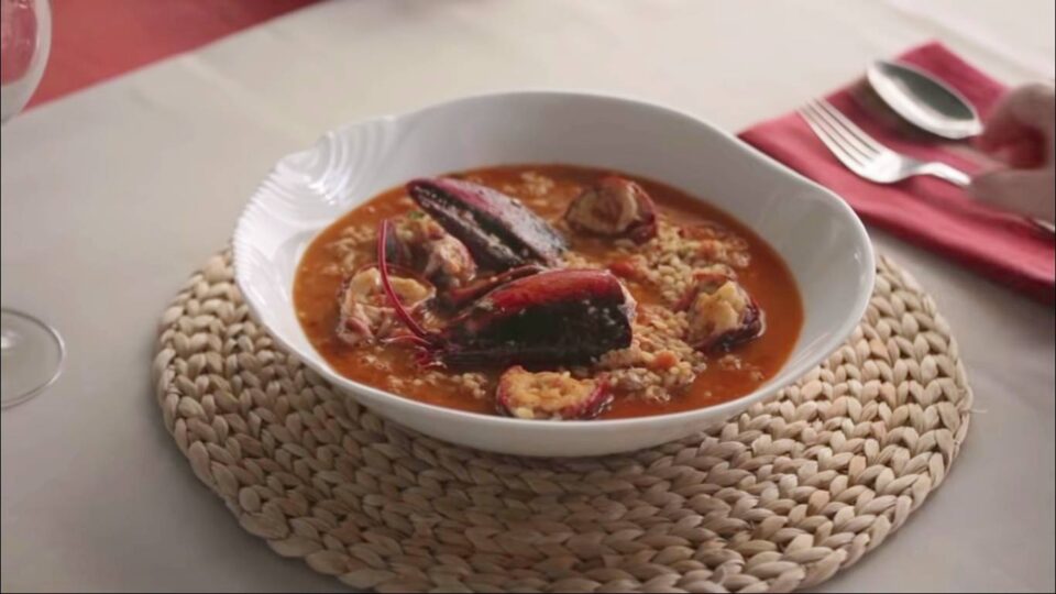Receta de arroz caldoso con bogavante