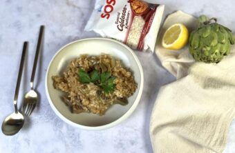 Receta Arroz con alcachofas