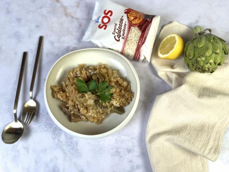 Foto de Arroz con alcachofas