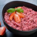 Risotto de fresas y cava