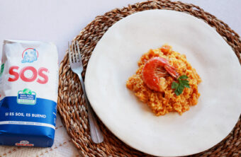 Arroz con gambones