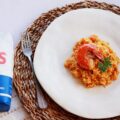 Receta arroz meloso gambones