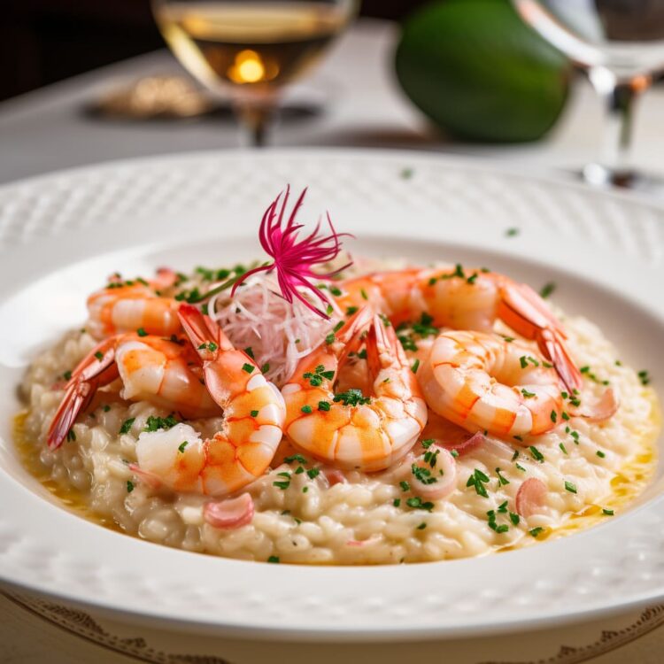 Foto de Risotto de gambas y calamares