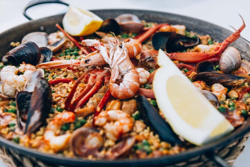 El tiempo de cocción del arroz en la paella