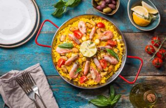 Cuál es el tiempo de cocción del arroz en la paella