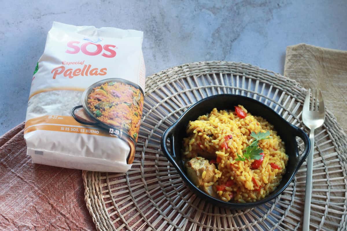 Receta paella de conejo