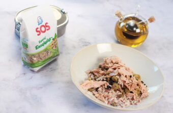 Ensalada de arroz y atun