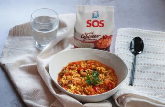 Receta paella marisco congelado