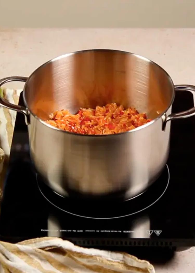 Cocinar arroz con gandules
