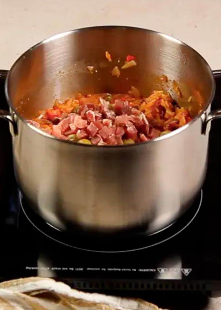 Terminar arroz con gandules
