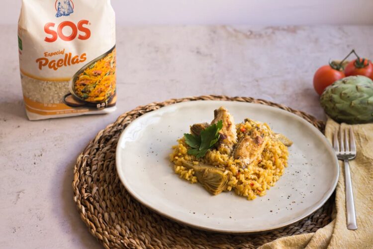 Foto de Arroz con alitas de pollo