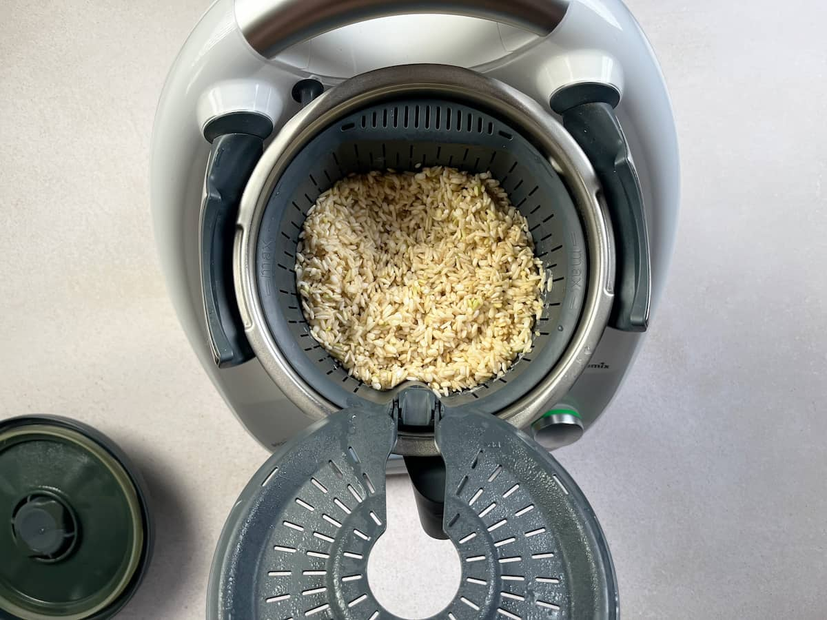 Arroz integral en Thermomix