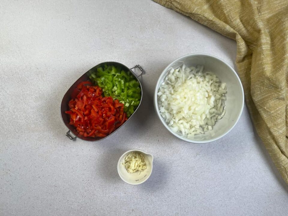 Pelar y trocear verduras