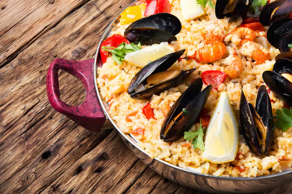 Cuántas calorías tiene una paella de marisco Arroz SOS