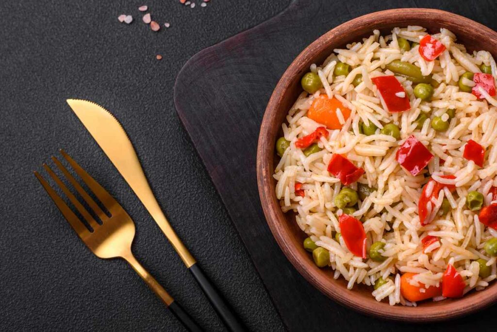 Saludable arroz para dieta