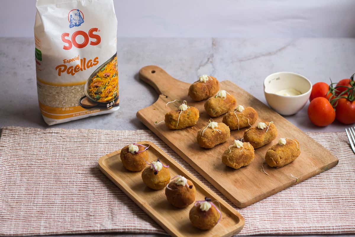 Croquetas de paella