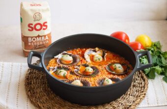 Arroz con zamburiñas