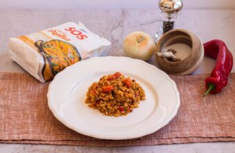 Arroz con sobrasada