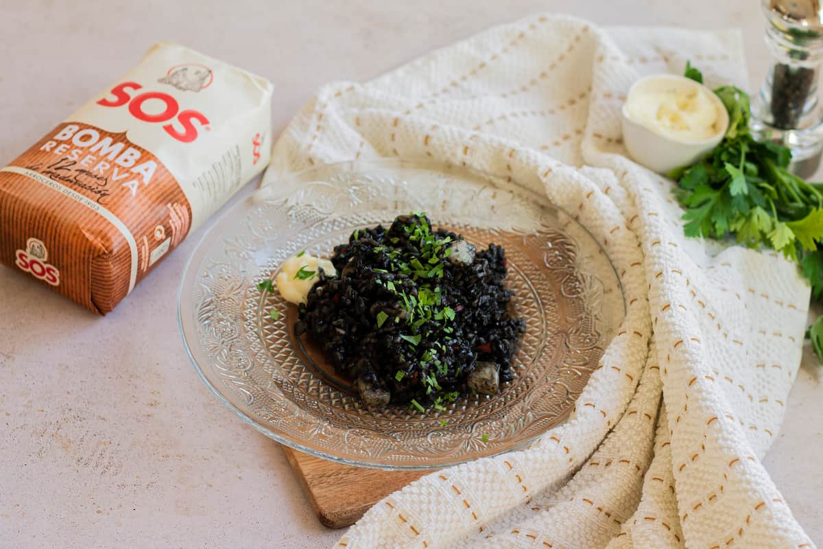 Arroz negro con sepia