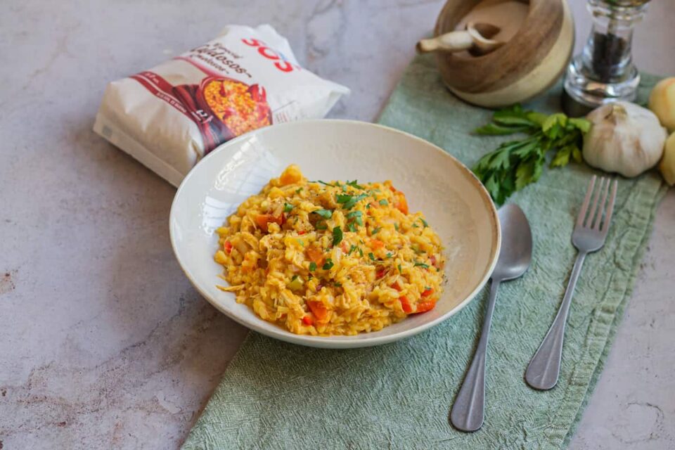 Receta de arroz con sobras de pollo asado: sabor incomparable y sustentable