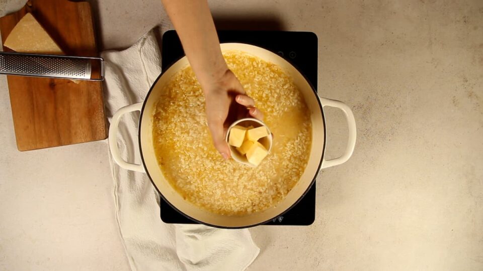 Incorporar la mantequilla