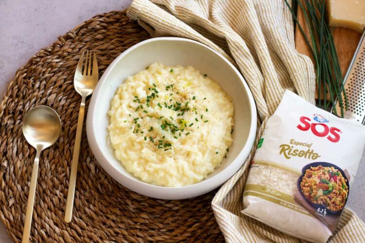 Foto de Risotto con nata: Un plato elegante y delicioso