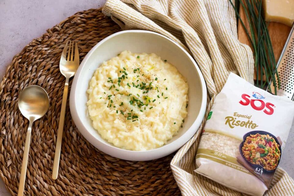Risotto con nata: Un plato elegante y delicioso