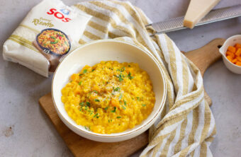 Risotto con calabaza