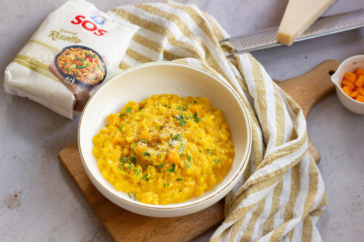 Risotto con calabaza