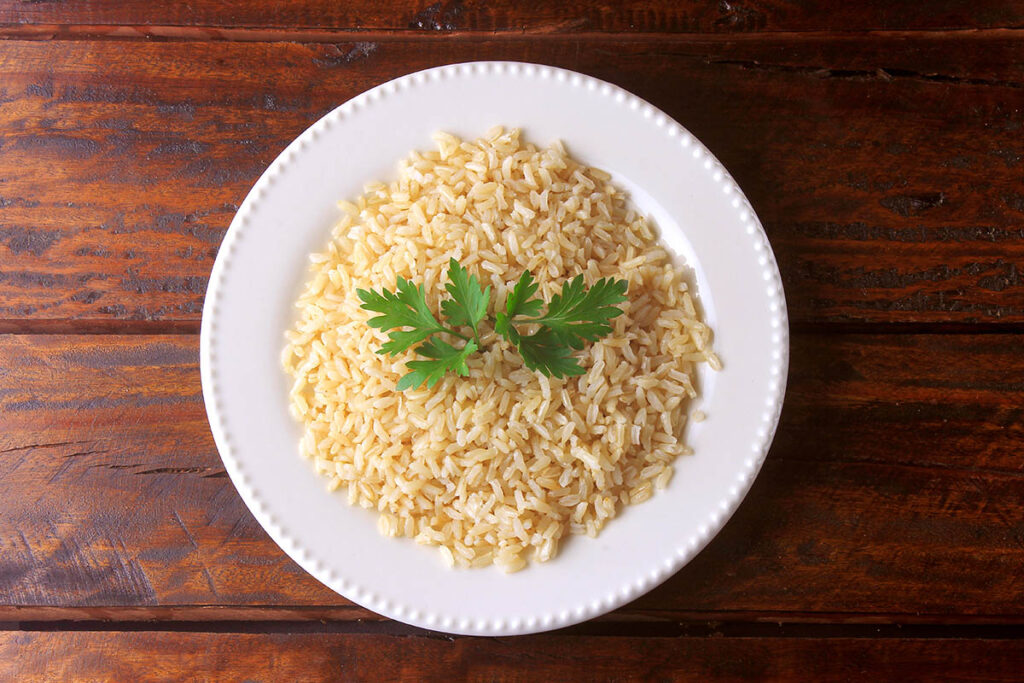 arroz integral saludable