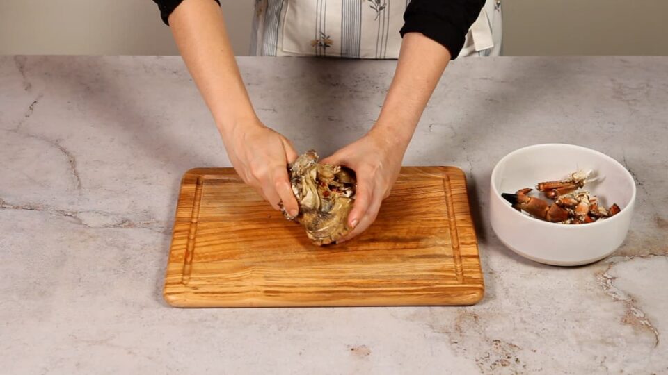 Preparar buey de mar