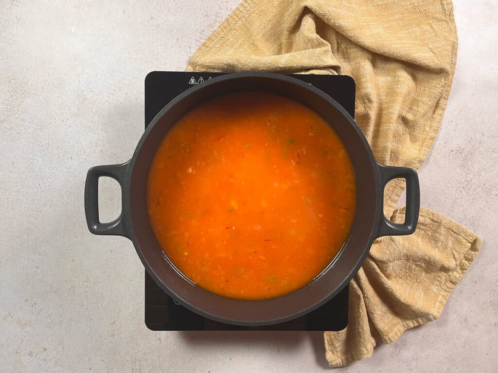 Añadir el caldo