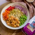 quinoa con salmón