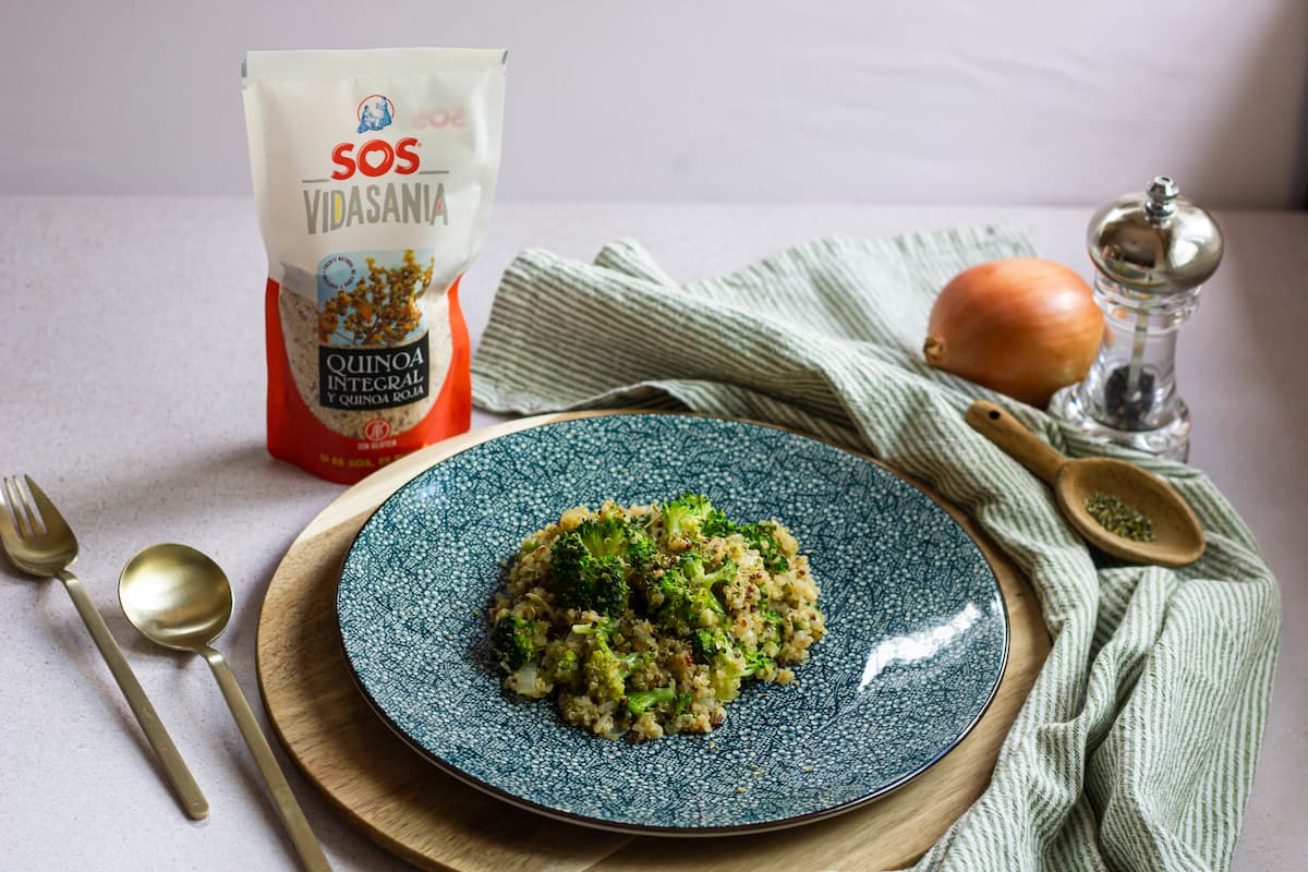 Quinoa con brócoli