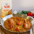 Paella de langosta