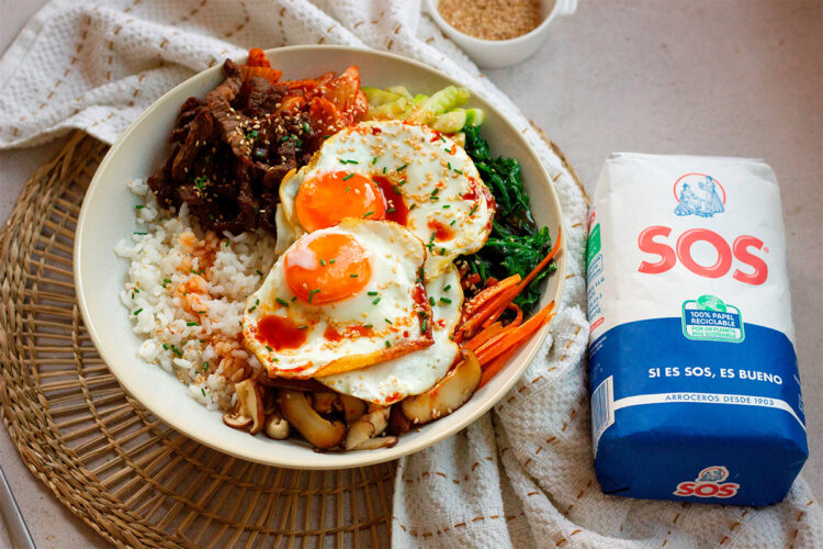 Foto de Bibimbap: receta auténtica del plato coreano